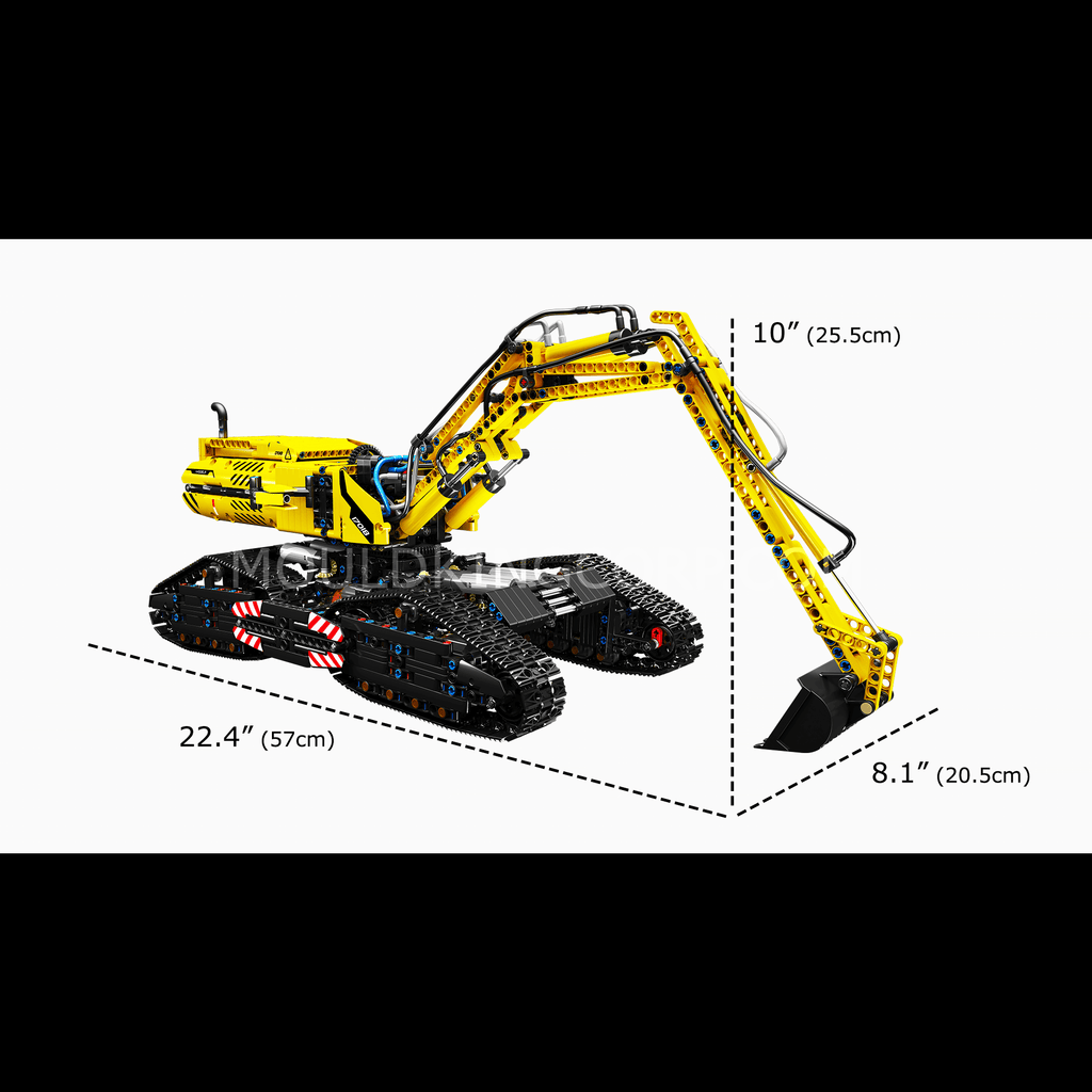 17018 RC All Terrain Excavator Model Building Set | 2,237 PCS - Image 6 of 6 | TheBrickTube