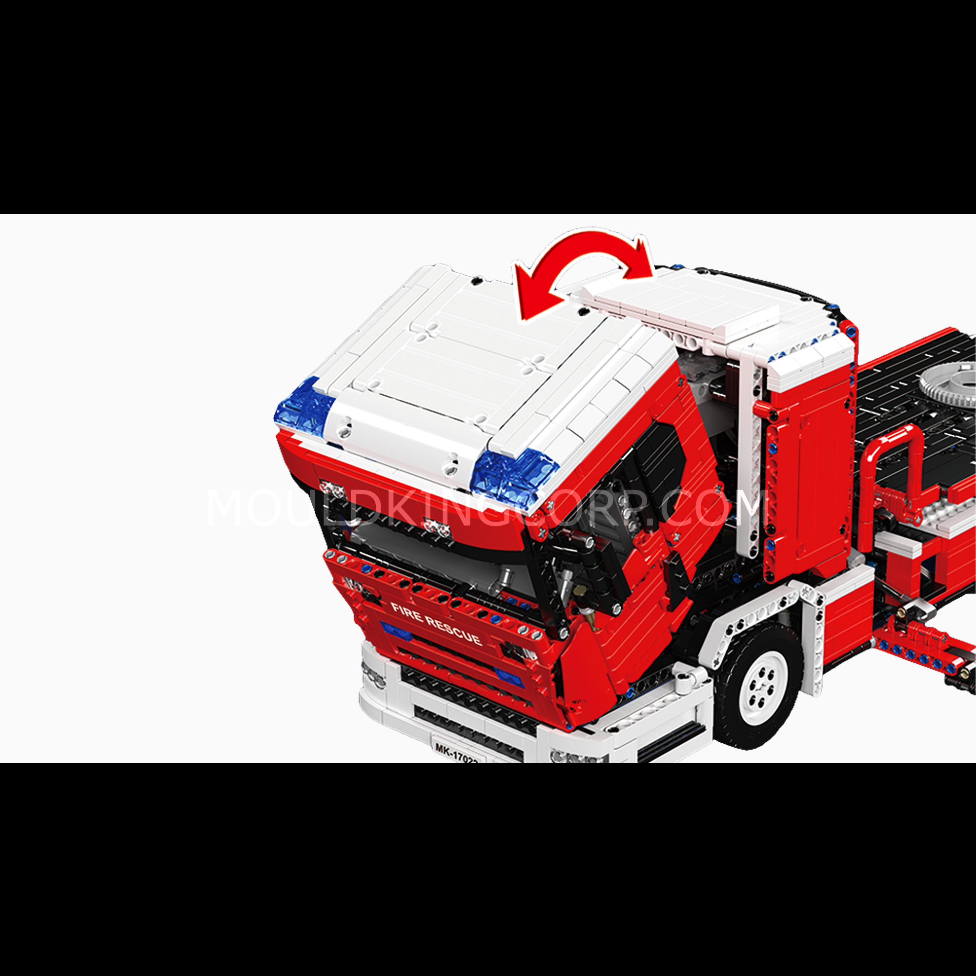 17022 Remote Controlled Firetruck Building Set | 4,886 Pcs - Image 3 of 6 | TheBrickTube