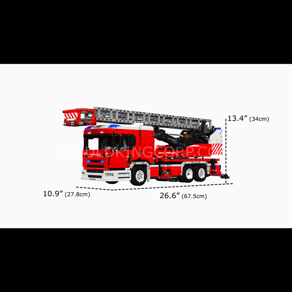 17022 Remote Controlled Firetruck Building Set | 4,886 Pcs - Image 6 of 6 | TheBrickTube