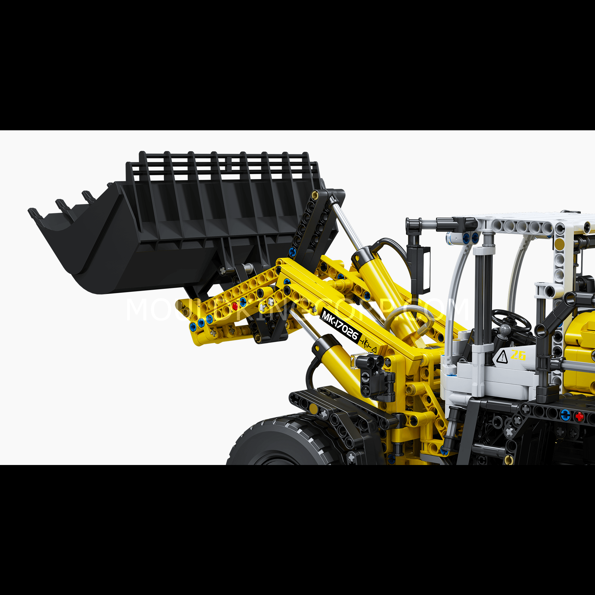 17026 Pneumatic Construction Wheel Loader Building Set | 1,803 Pcs - Image 5 of 6 | TheBrickTube