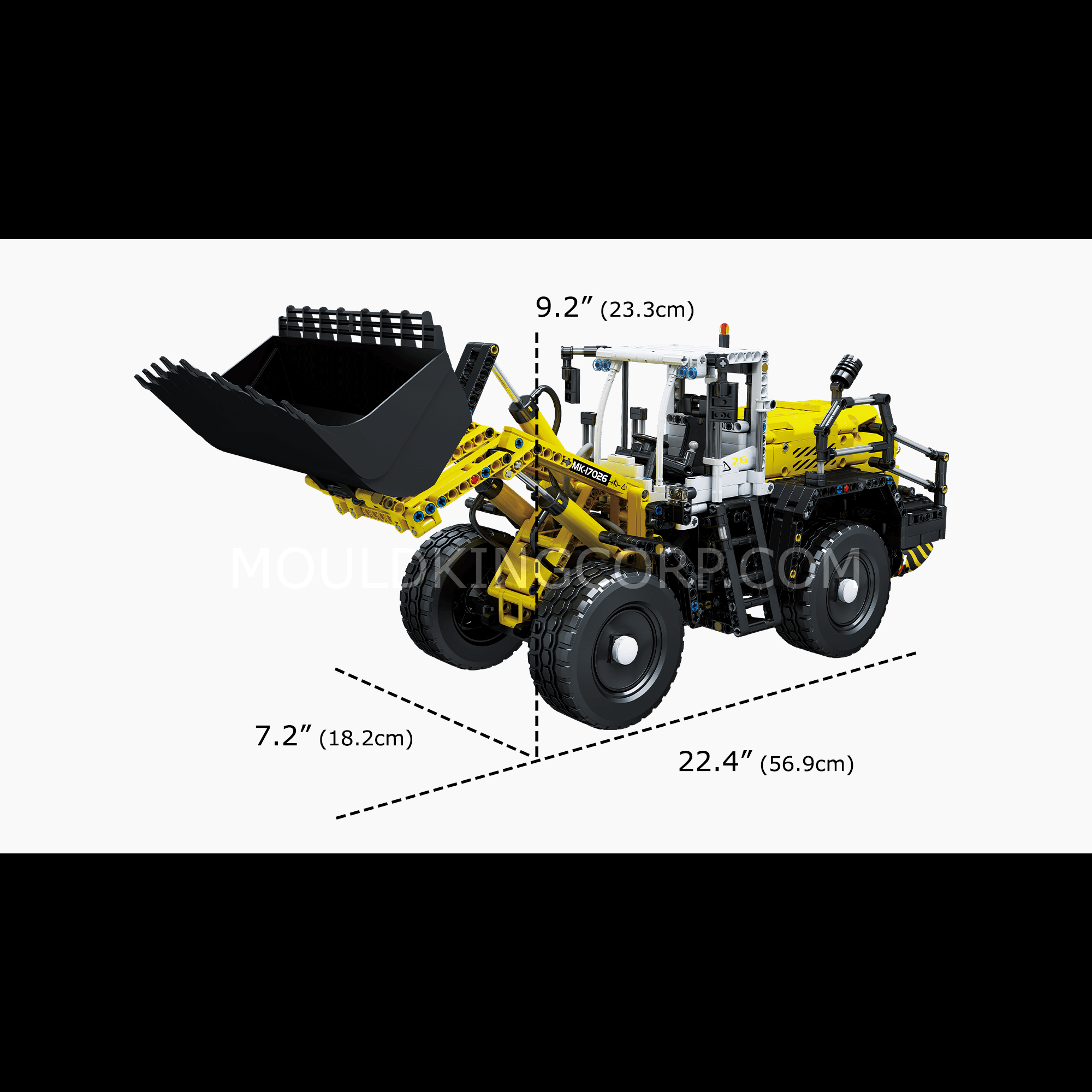 17026 Pneumatic Construction Wheel Loader Building Set | 1,803 Pcs - Image 6 of 6 | TheBrickTube