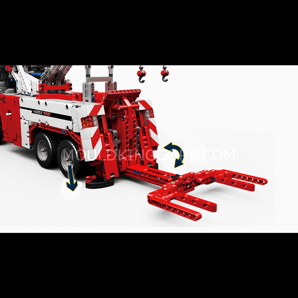 17027 Remote Controlled Fire & Rescue Truck Building Set | 4,883 Pcs - Image 3 of 6 | TheBrickTube