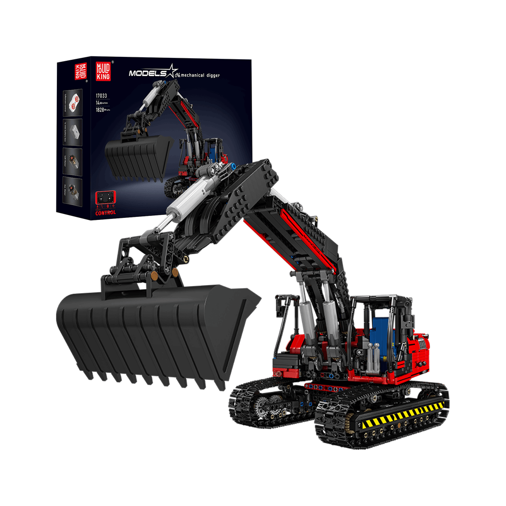 17032/17033 Mechanical Digger Building Model Set | 1,828 PCS - Image 7 of 12 | TheBrickTube