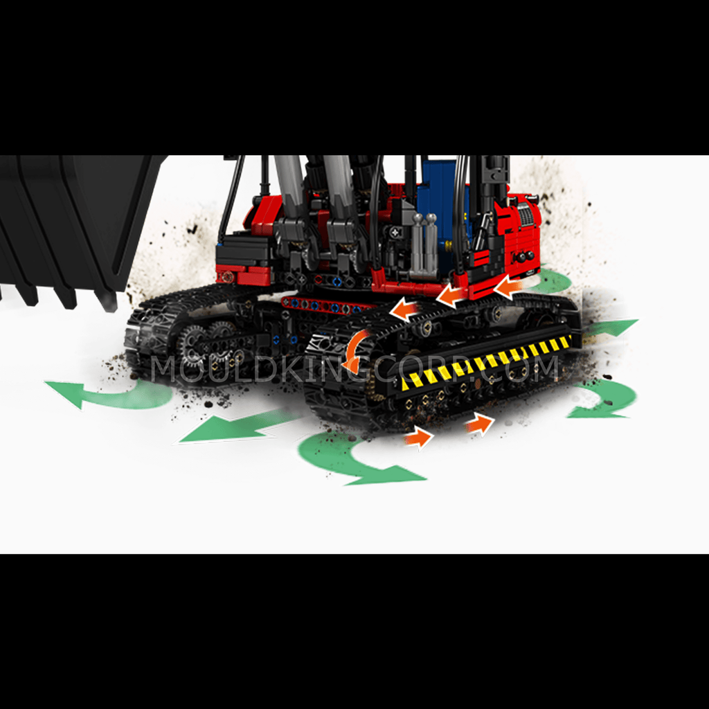 17032/17033 Mechanical Digger Building Model Set | 1,828 PCS - Image 10 of 12 | TheBrickTube