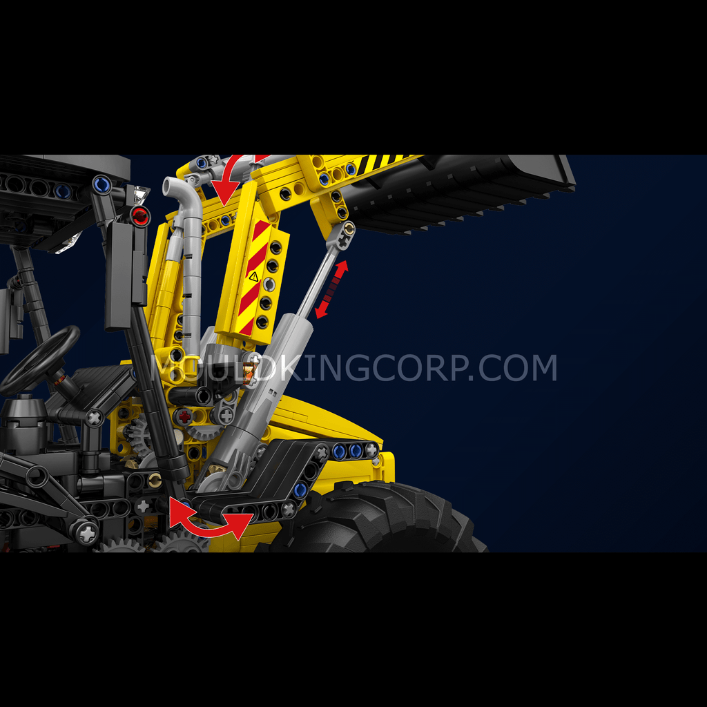 17036 Backhoe Loader Remote Controlled Building Set | 2,239 PCS - Image 2 of 6 | TheBrickTube
