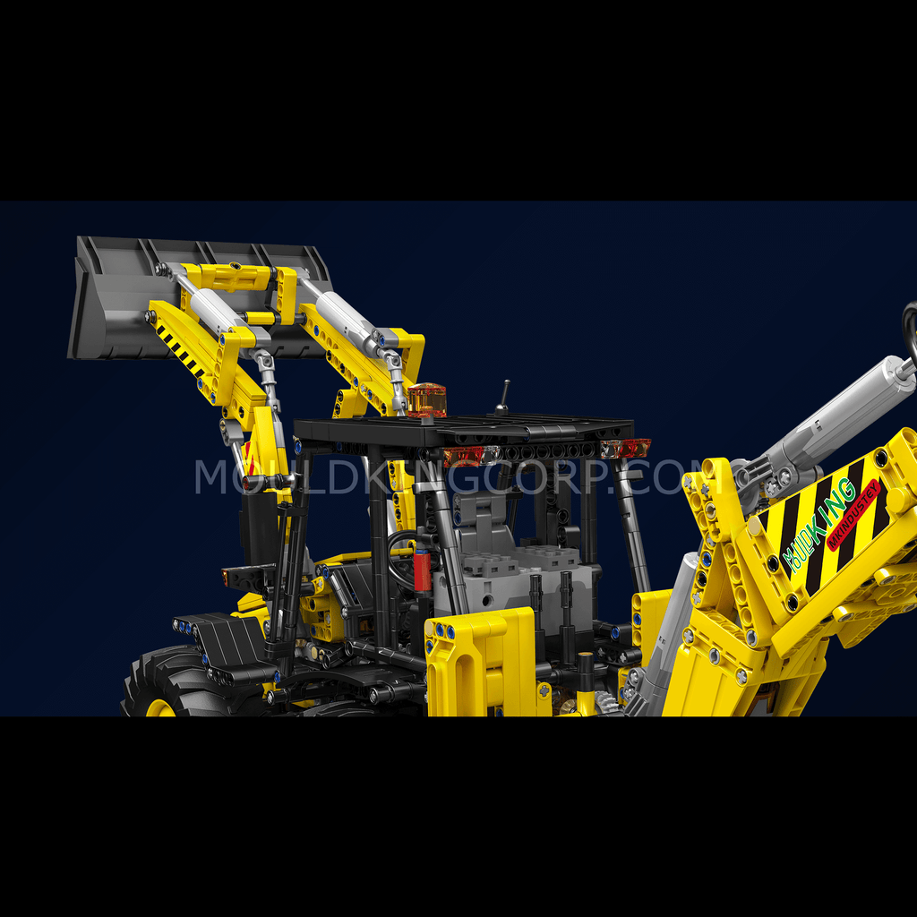 17036 Backhoe Loader Remote Controlled Building Set | 2,239 PCS - Image 5 of 6 | TheBrickTube