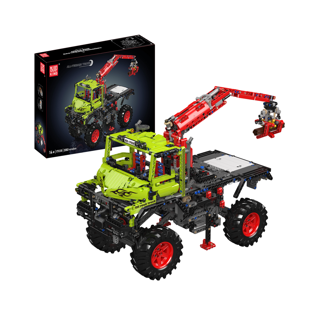 17038 4x4 Off-Road Logging Truck Building Kit | 2,002 Pcs | Building Blocks Set - Main Image | TheBrickTube