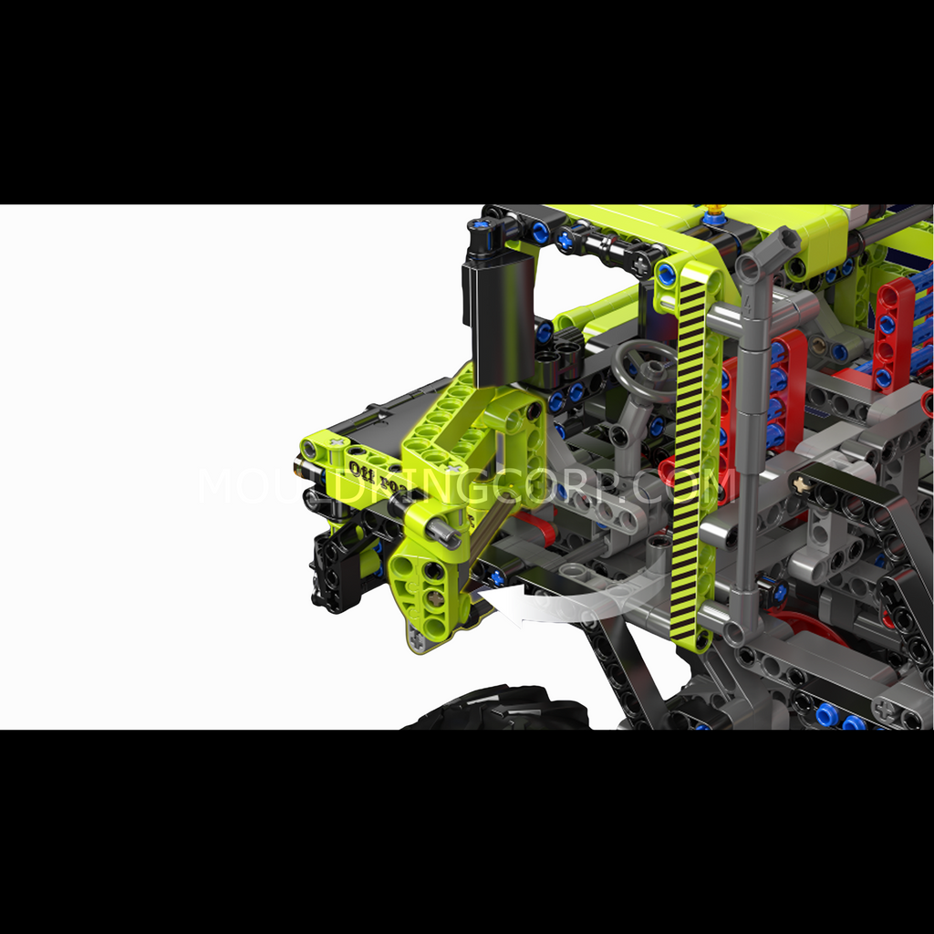 17038 4x4 Off-Road Logging Truck Building Kit | 2,002 Pcs | Building Blocks Set - Image 4 of 6 | TheBrickTube