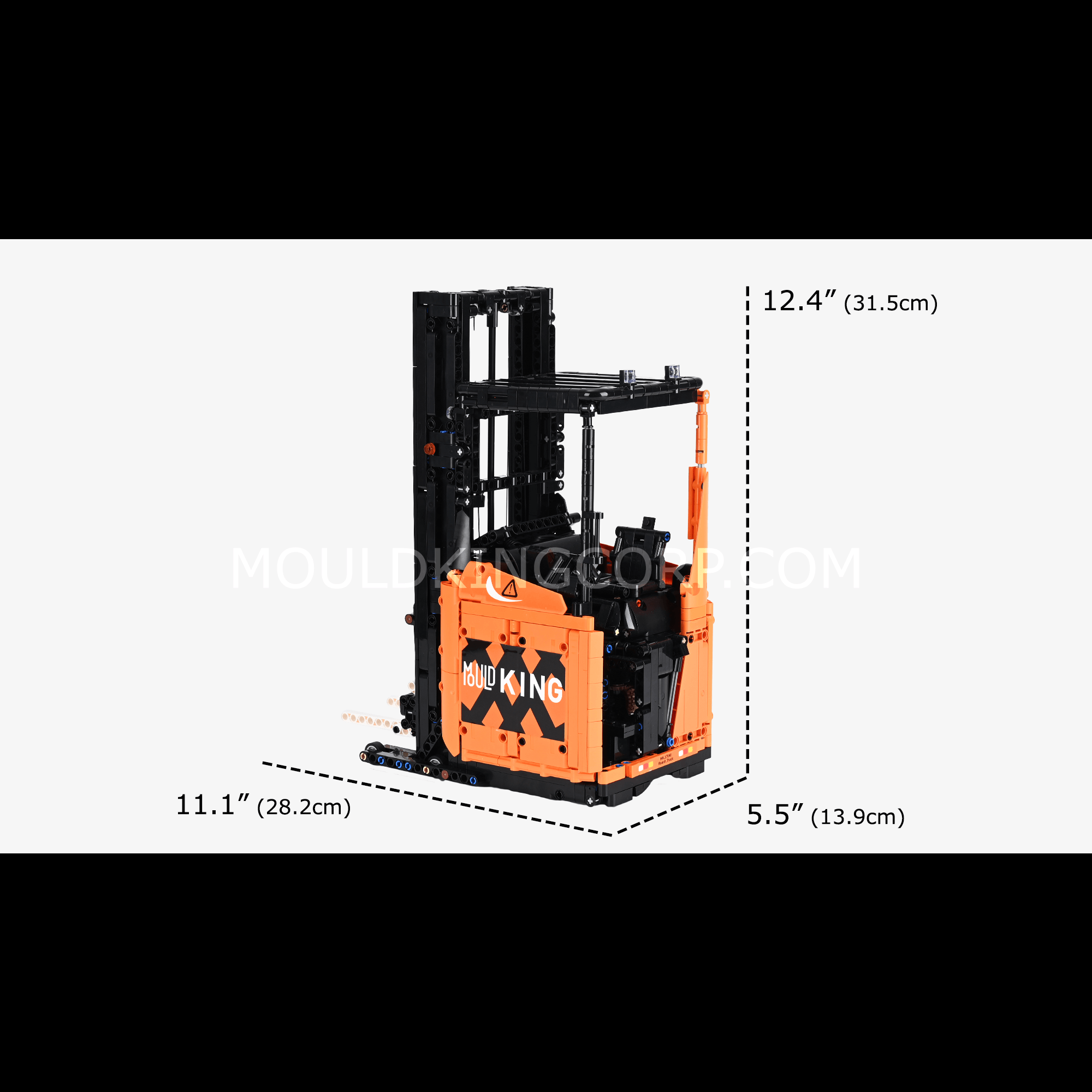 17040 Shelf Forklift Model Building Set | 1,506 PCS - Image 6 of 6 | TheBrickTube