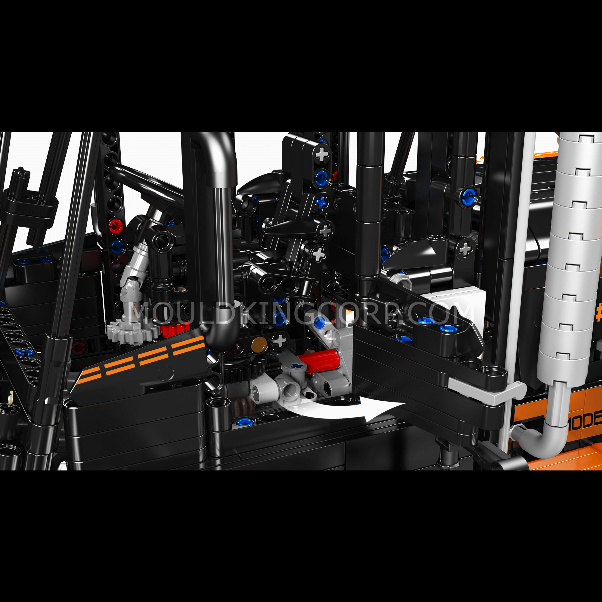 17044/17045 Heavy-Duty Forklift Remote Controlled Building Set | 4,579 Pcs - Image 8 of 12 | TheBrickTube