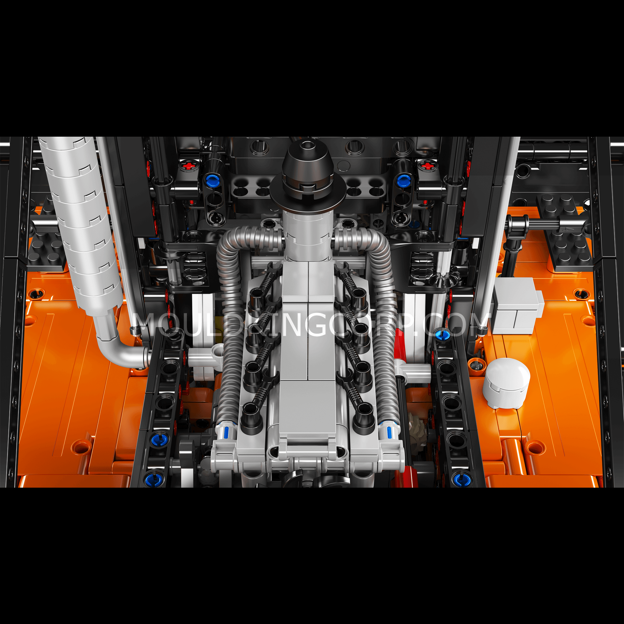 17044/17045 Heavy-Duty Forklift Remote Controlled Building Set | 4,579 Pcs - Image 9 of 12 | TheBrickTube