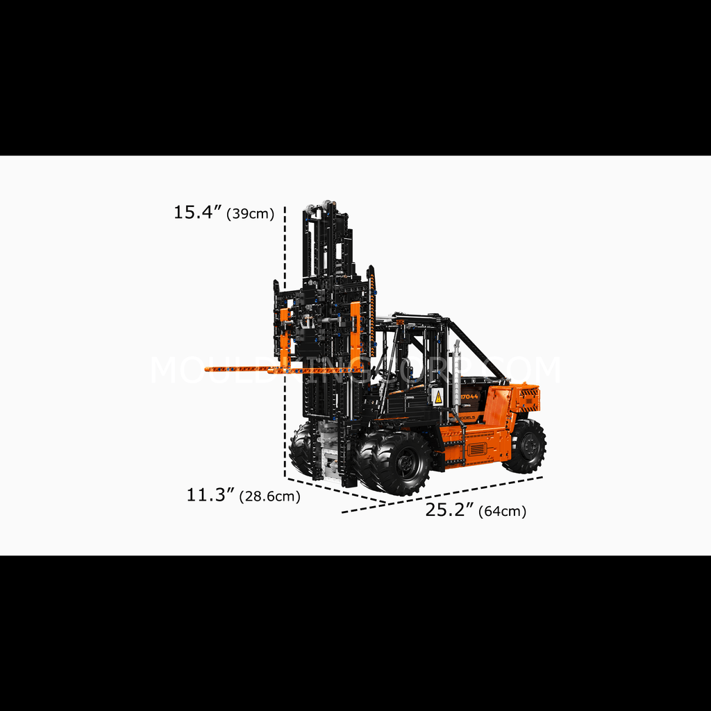 17044/17045 Heavy-Duty Forklift Remote Controlled Building Set | 4,579 Pcs - Image 12 of 12 | TheBrickTube
