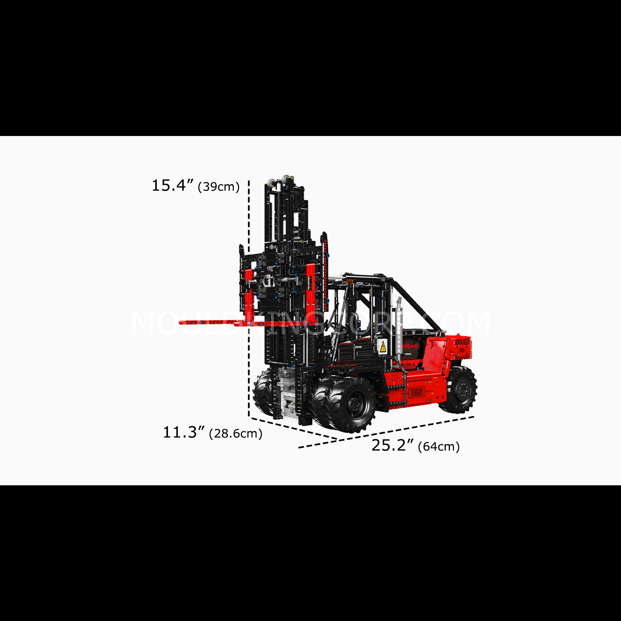 17044/17045 Heavy-Duty Forklift Remote Controlled Building Set | 4,579 Pcs - Image 6 of 12 | TheBrickTube