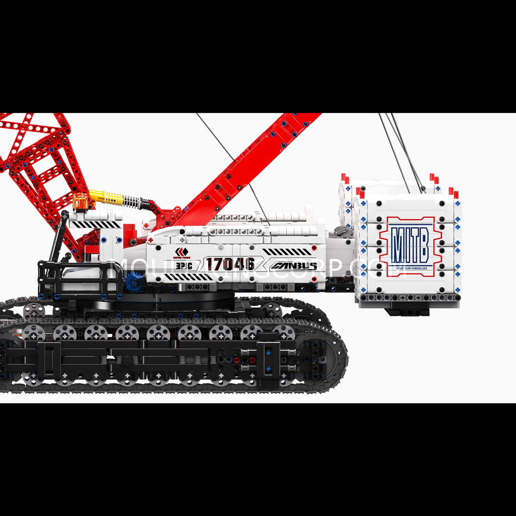17046 Manitowoc 16000 Crawler Crane Building Set | 4,494 Pcs - Image 5 of 6 | TheBrickTube