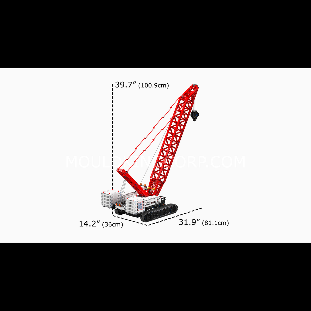 17046 Manitowoc 16000 Crawler Crane Building Set | 4,494 Pcs - Image 6 of 6 | TheBrickTube
