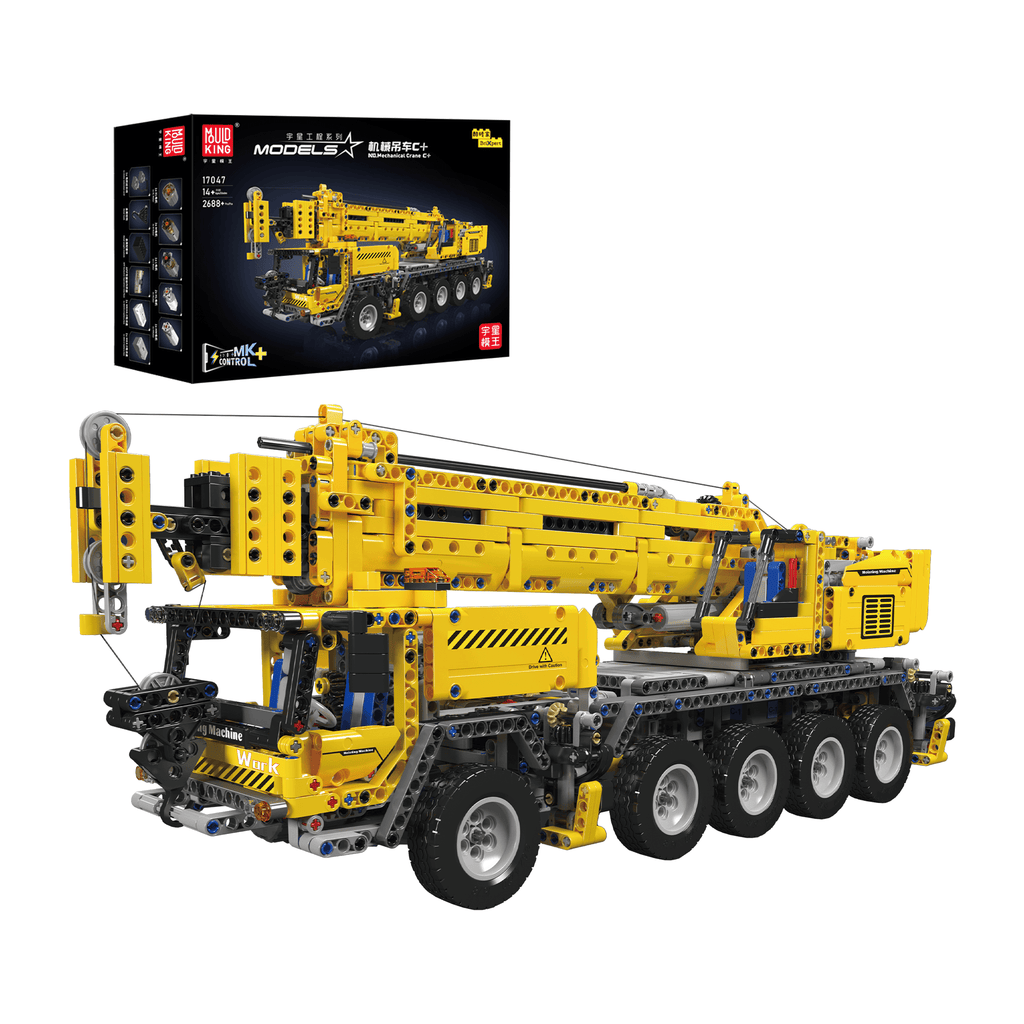 17047 Mechanical Crane C+ Building Set | 2,688 Pcs - Main Image | TheBrickTube