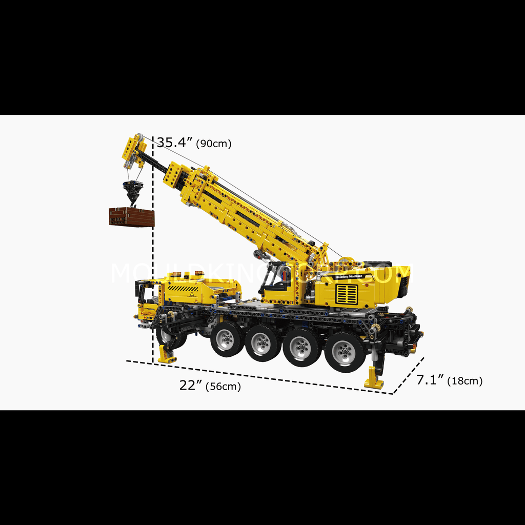 17047 Mechanical Crane C+ Building Set | 2,688 Pcs - Image 6 of 6 | TheBrickTube