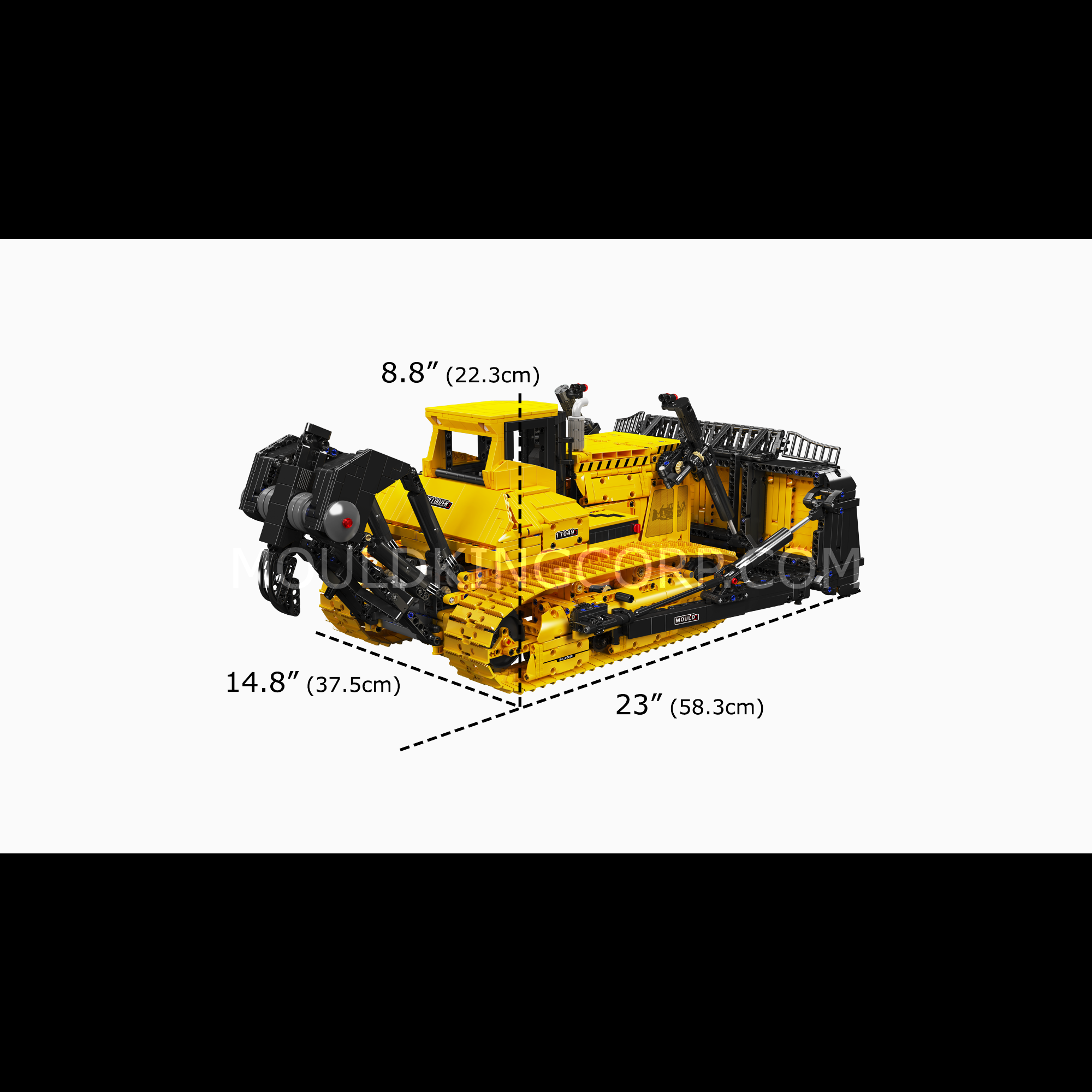 17049 Liebherr PR766 Remote Controlled Bulldozer Building Set | 3,568 PCS - Image 6 of 6 | TheBrickTube