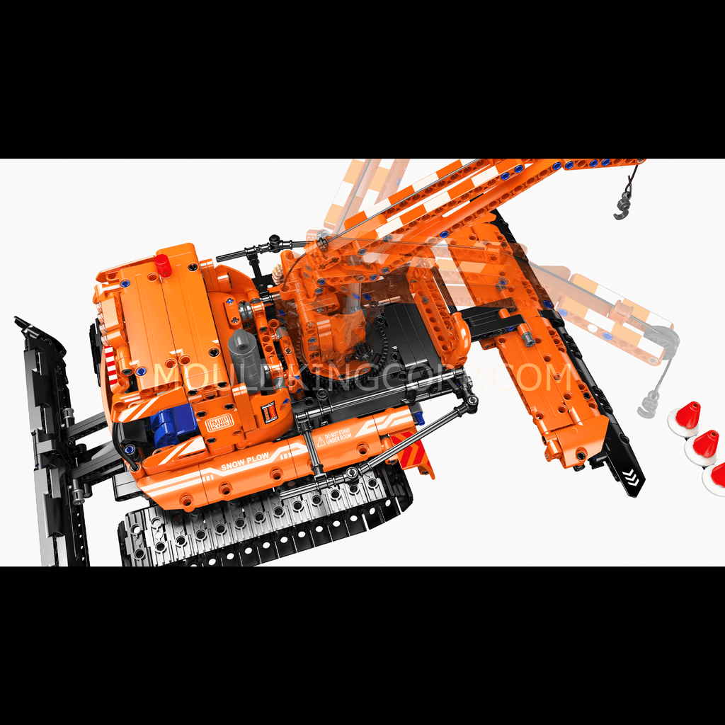 17051 Remote Controlled Snow Groomer Building Set | 1,241 Pcs - Image 4 of 6 | TheBrickTube