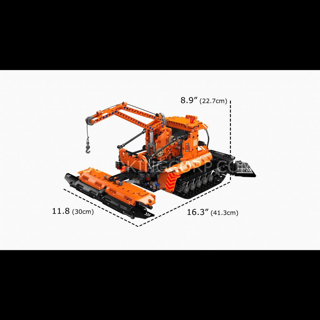 17051 Remote Controlled Snow Groomer Building Set | 1,241 Pcs - Image 6 of 6 | TheBrickTube