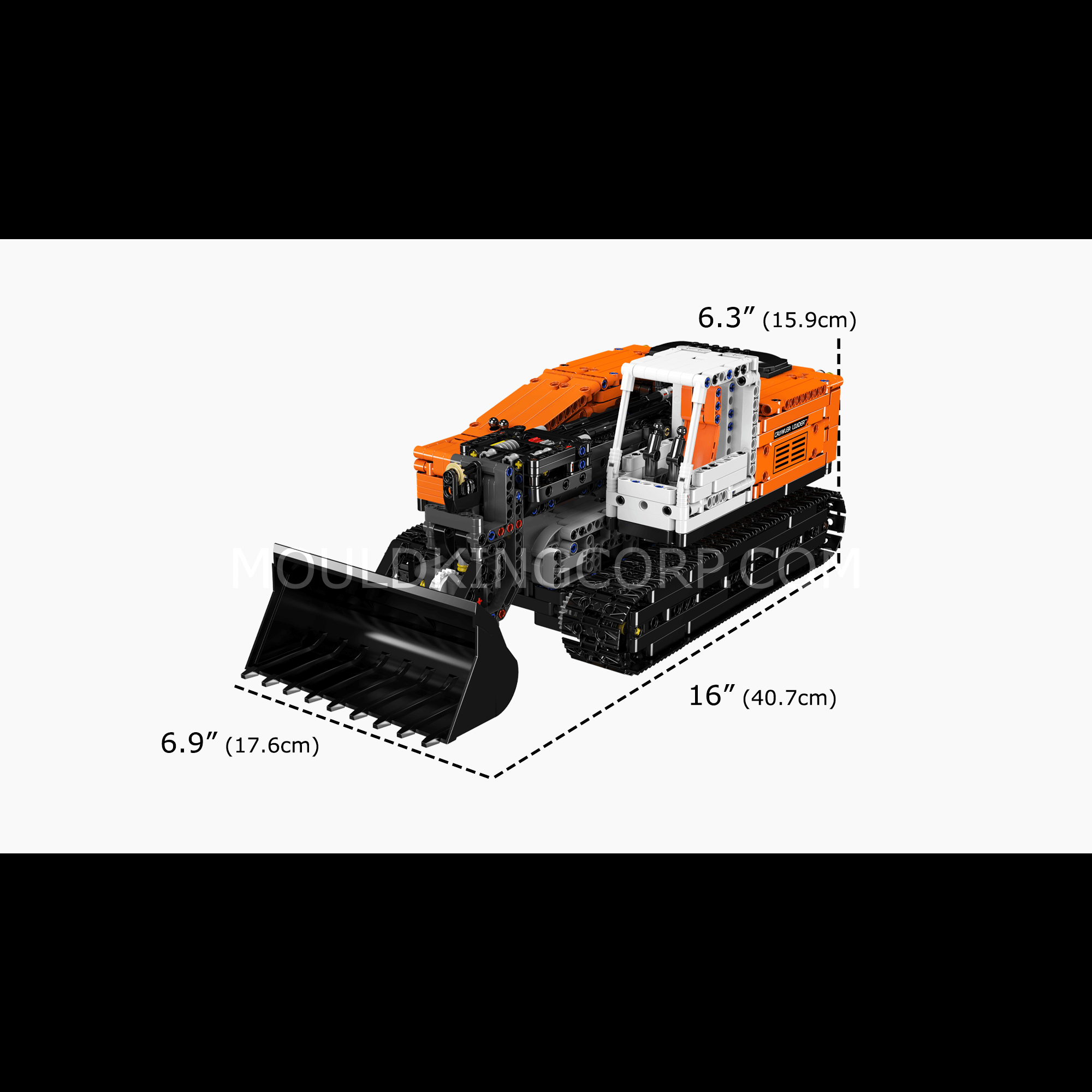 17054 Remote Controlled Crawler Loader | 1,423 Pcs | Building Blocks Set - Image 6 of 6 | TheBrickTube