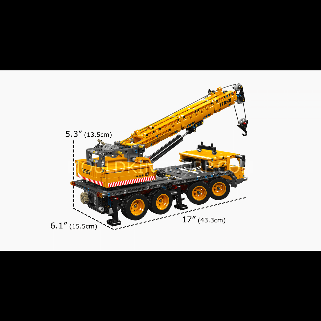 17058 Mobile Crane Model Building Set | 997 Pcs - Image 6 of 6 | TheBrickTube
