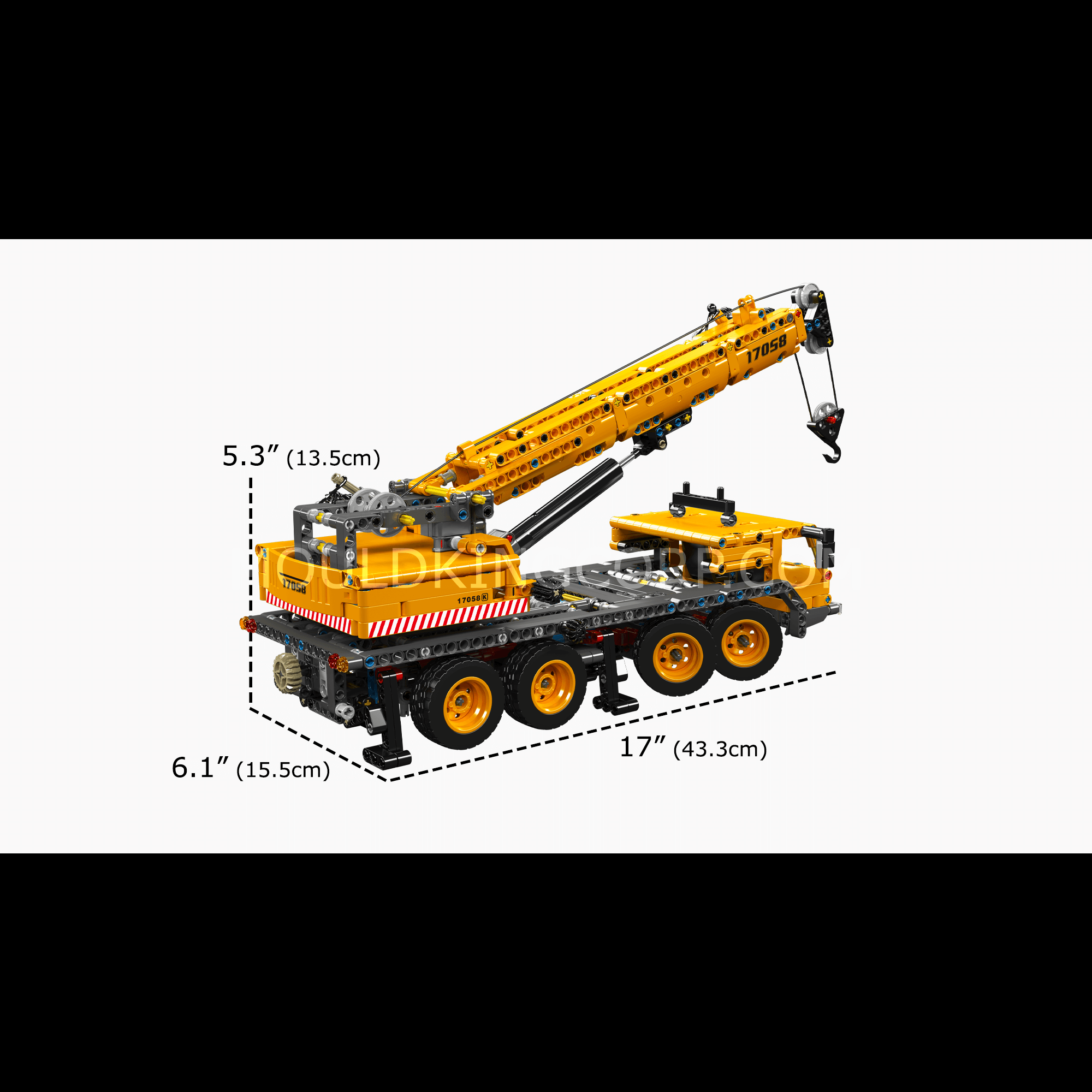 17058 Mobile Crane Model Building Set | 997 Pcs - Image 6 of 6 | TheBrickTube