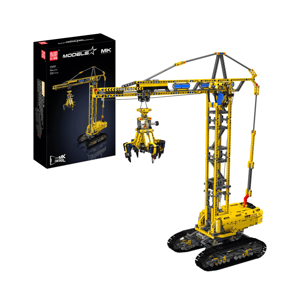17059 Crawler Tower Crane Building Set | 1,731 Pcs - Main Image | TheBrickTube