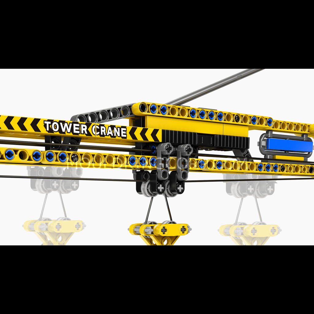 17059 Crawler Tower Crane Building Set | 1,731 Pcs - Image 4 of 6 | TheBrickTube