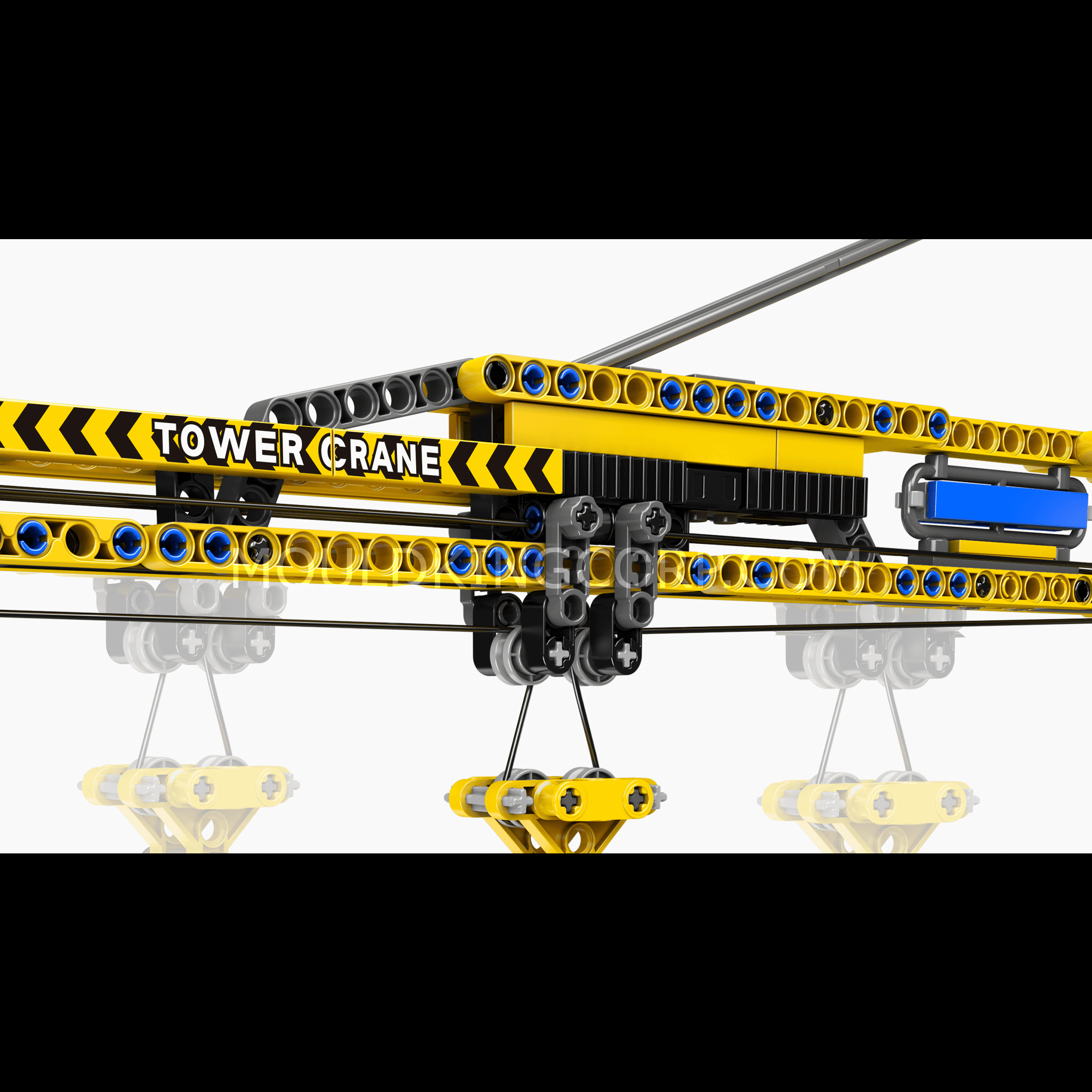 17059 Crawler Tower Crane Building Set | 1,731 Pcs - Image 4 of 6 | TheBrickTube