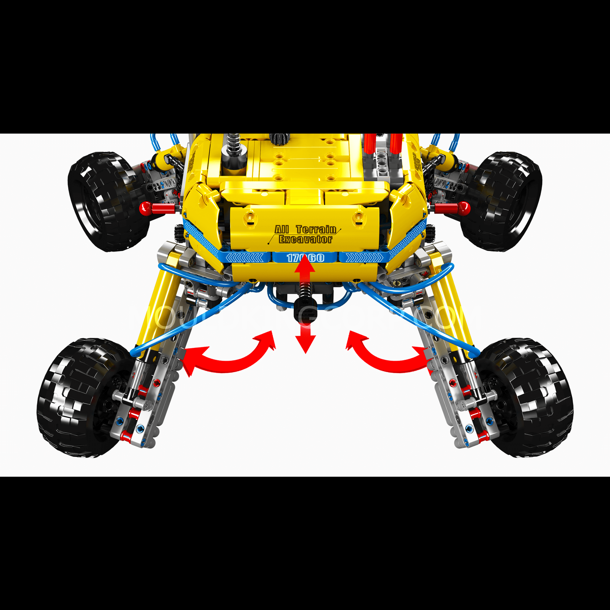 17060 All-Terrain Excavator Building Set | 1,392 Pcs - Image 4 of 6 | TheBrickTube