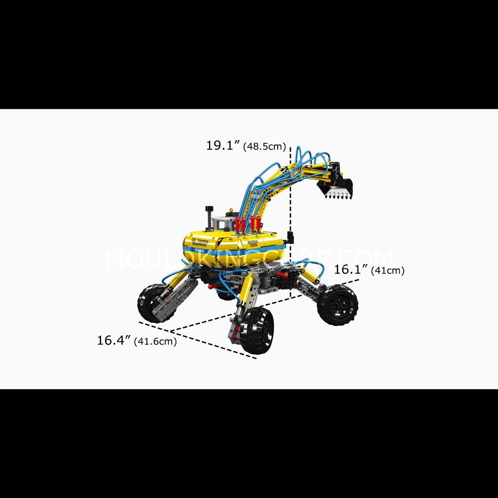 17060 All-Terrain Excavator Building Set | 1,392 Pcs - Image 6 of 6 | TheBrickTube