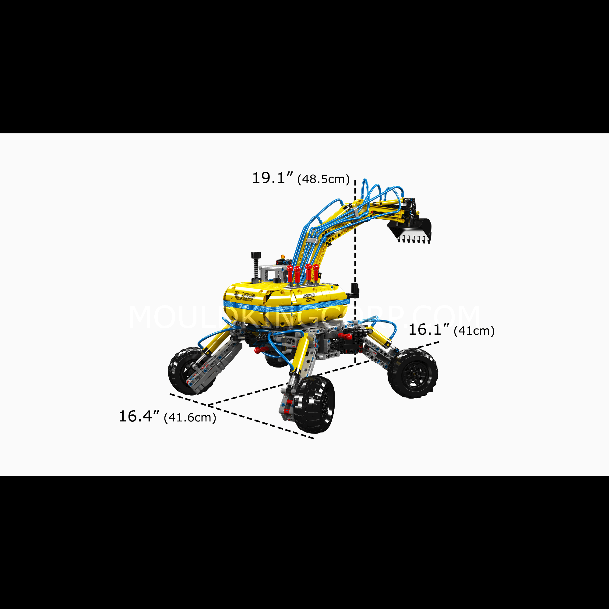 17060 All-Terrain Excavator Building Set | 1,392 Pcs - Image 6 of 6 | TheBrickTube