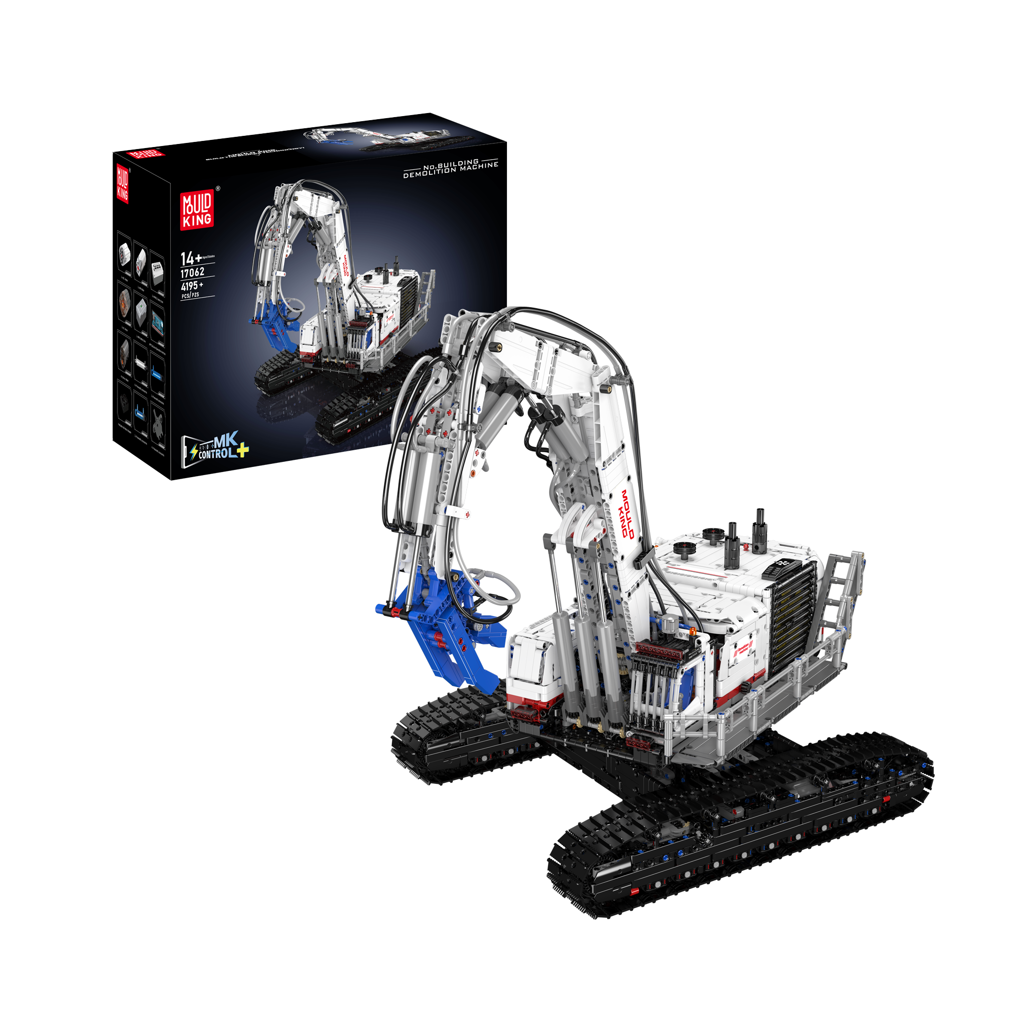 17062 Remote-Controlled Demolition Excavator Building Set | 4,195 Pcs - Main Image | TheBrickTube