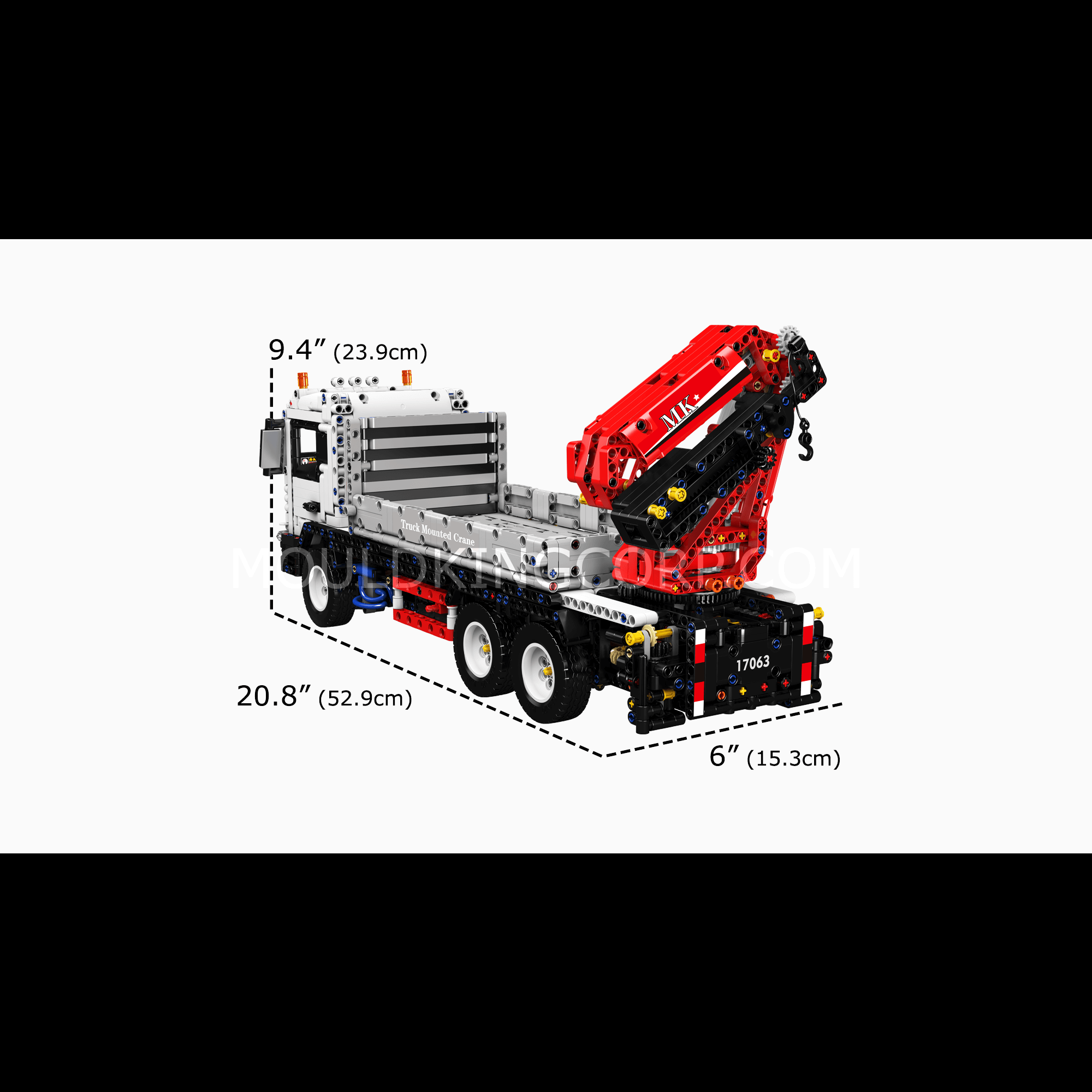 17063 Truck-Mounted Crane Building Set | 2,530 Pcs - Image 6 of 6 | TheBrickTube