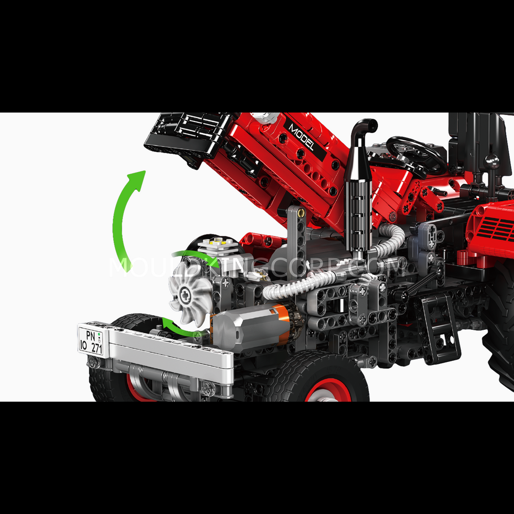 17064 Remote Control Agricultural Tractor Building Set | 1,857 Pcs - Image 2 of 6 | TheBrickTube