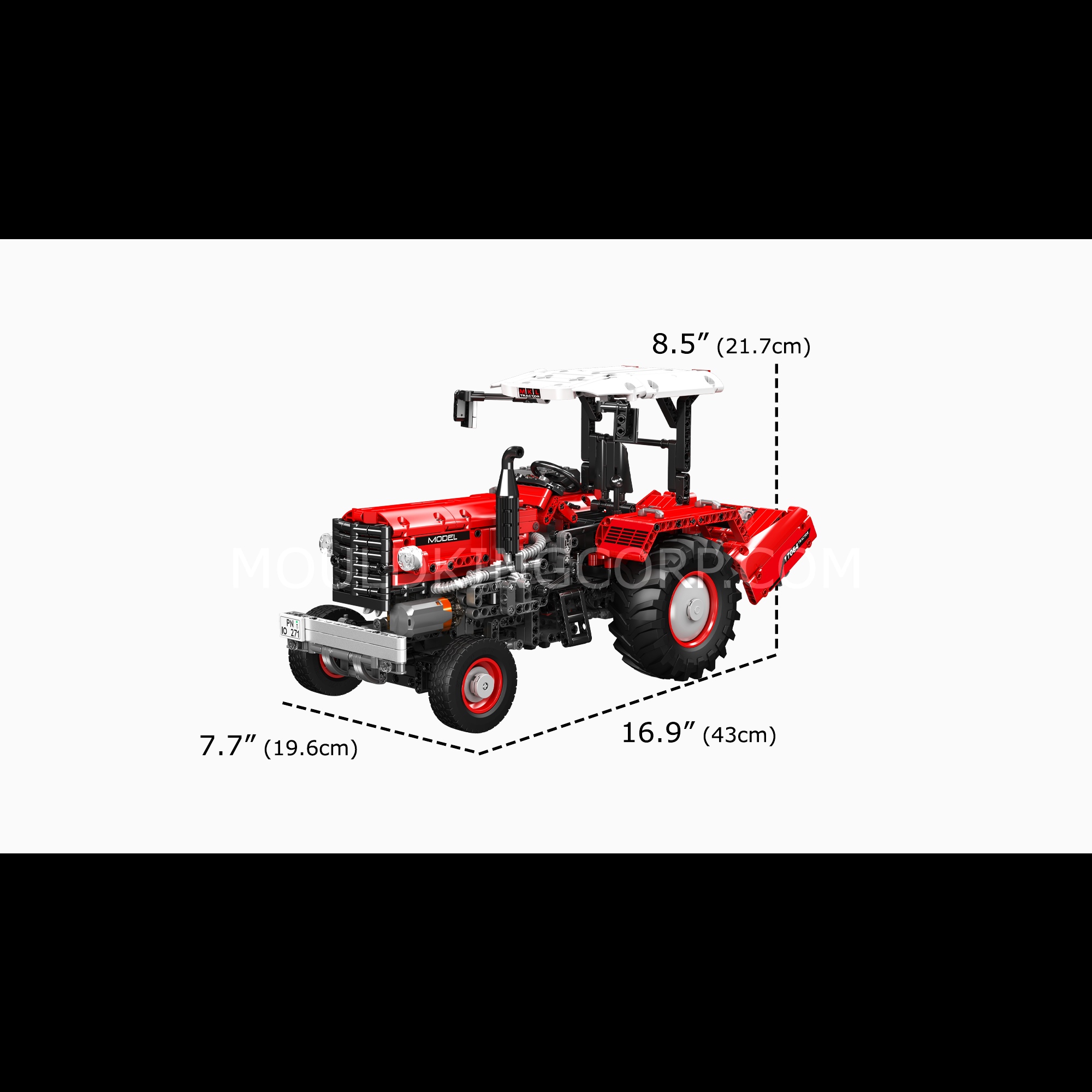 17064 Remote Control Agricultural Tractor Building Set | 1,857 Pcs - Image 6 of 6 | TheBrickTube