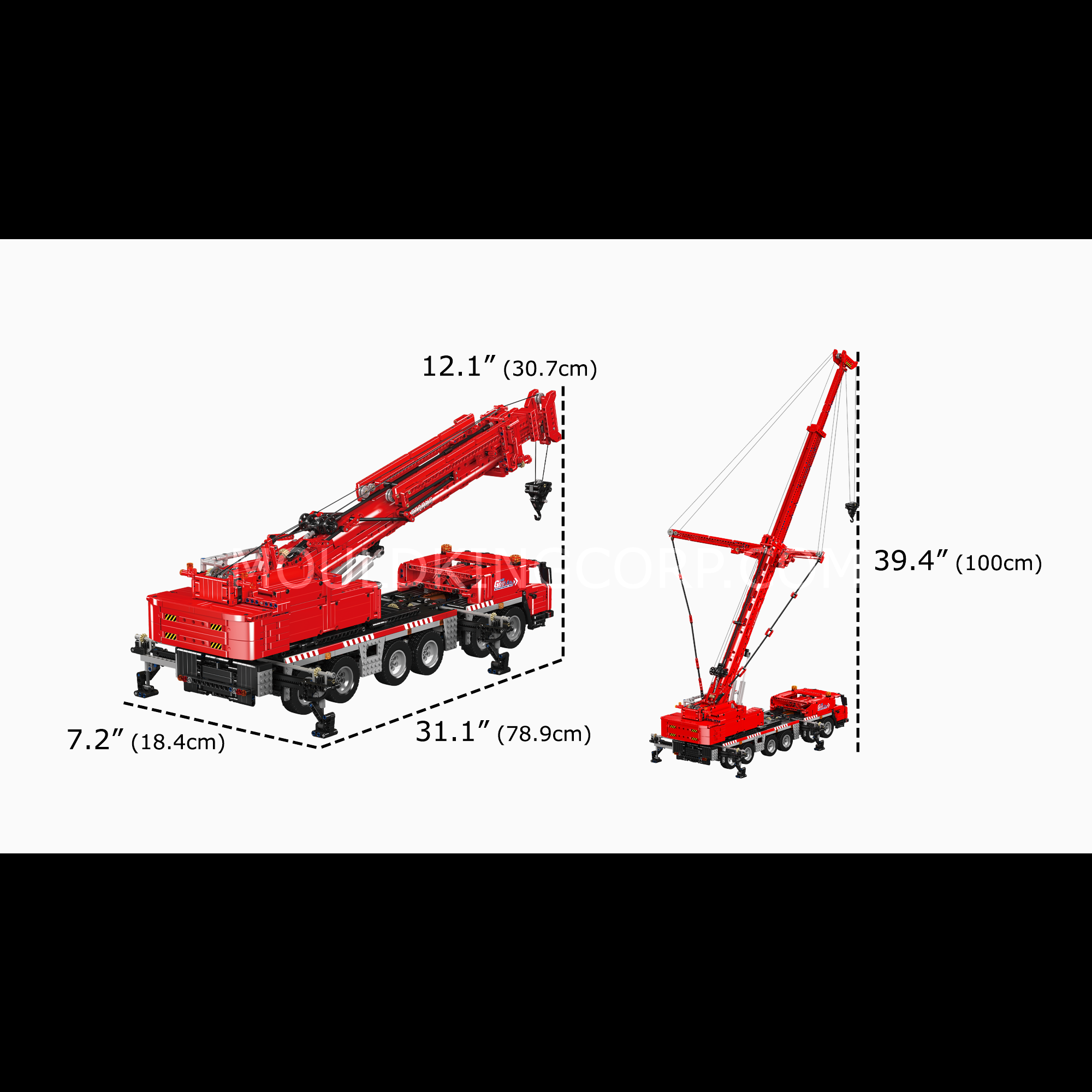 17065 Remote Controlled GMK Mobile Crane Building Set | 4,566 Pcs - Image 6 of 6 | TheBrickTube