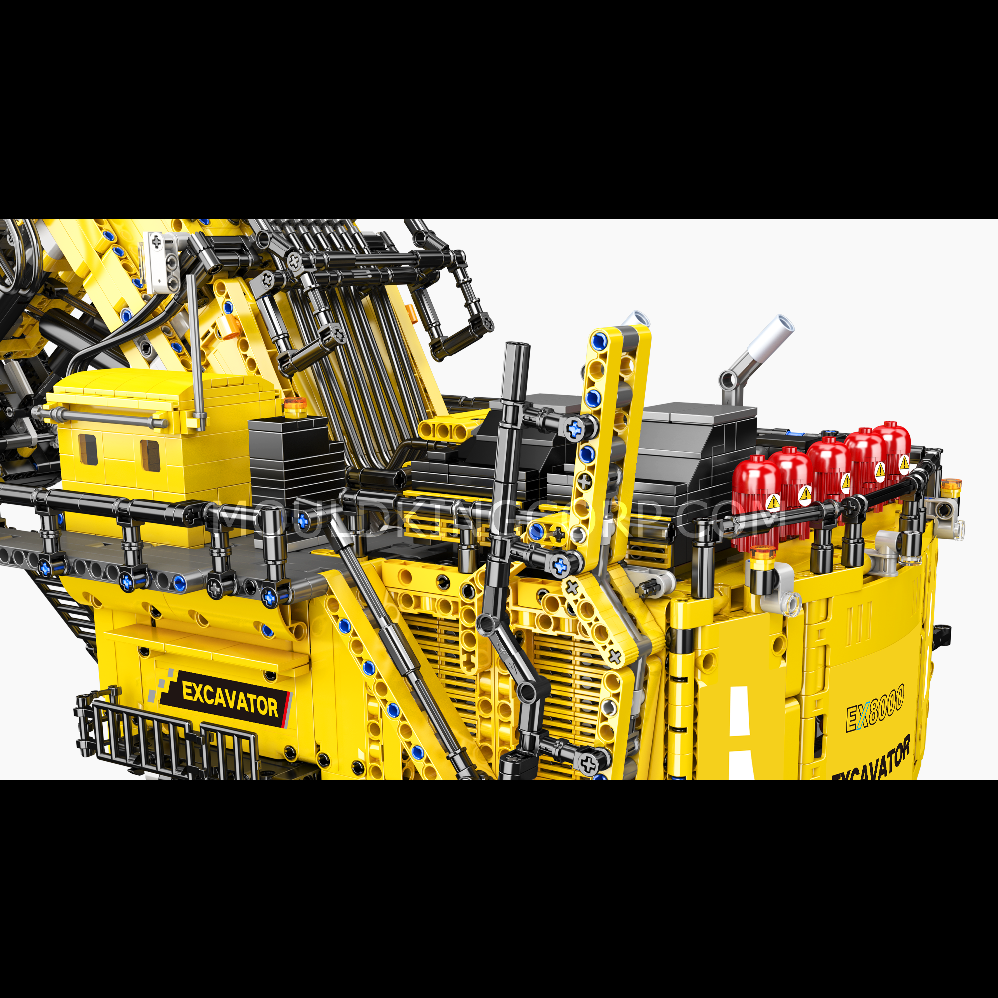 17070 Liebherr R 9800 Mining Excavator Building Sets | 4,767 PCS - Image 3 of 12 | TheBrickTube