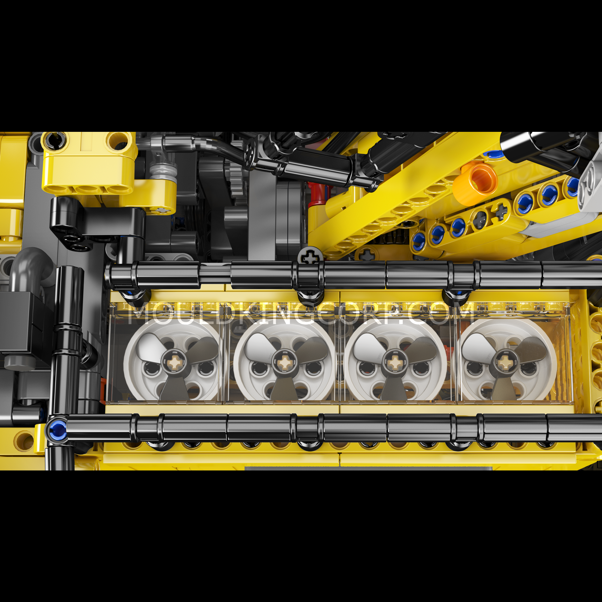 17070 Liebherr R 9800 Mining Excavator Building Sets | 4,767 PCS - Image 4 of 12 | TheBrickTube