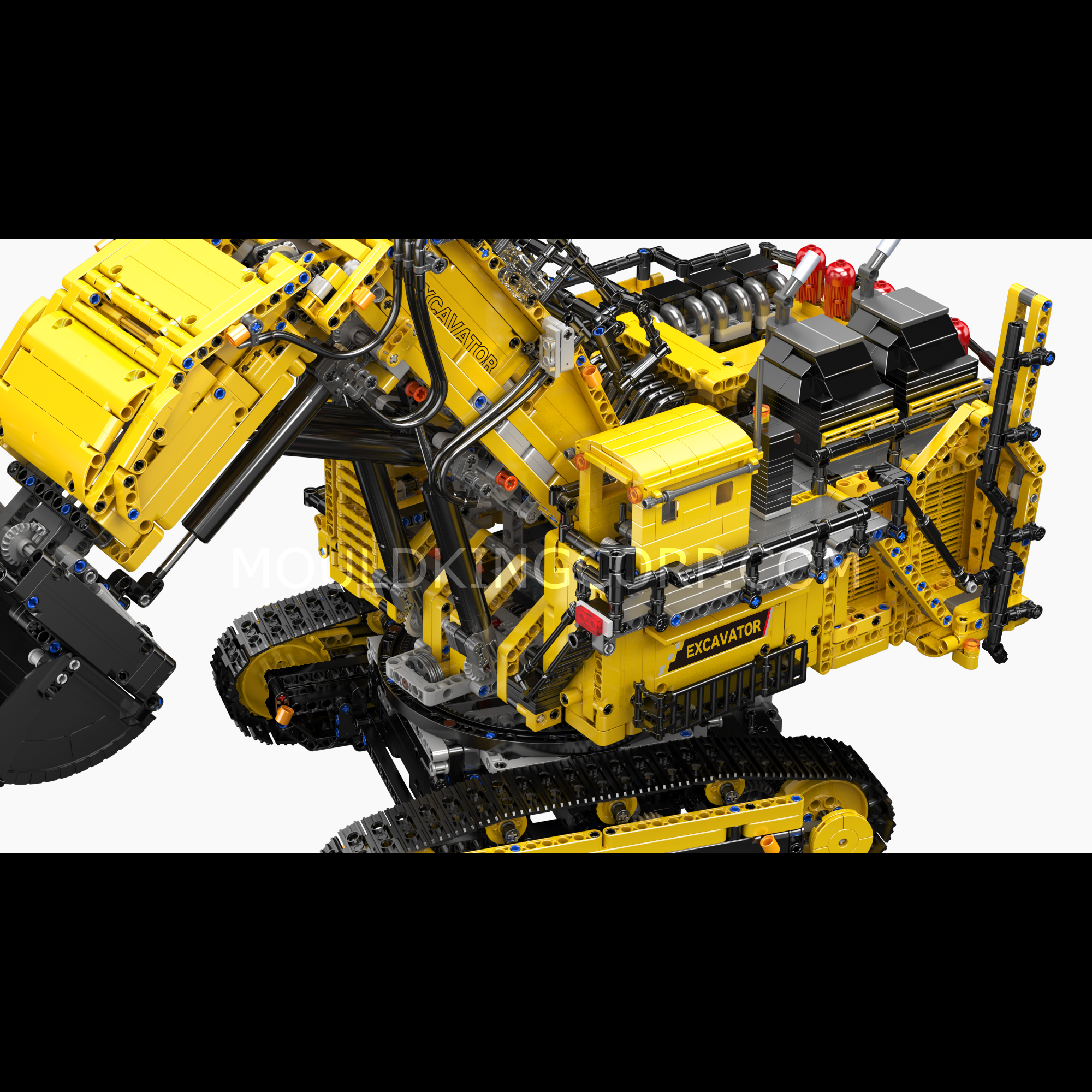 17070 Liebherr R 9800 Mining Excavator Building Sets | 4,767 PCS - Image 5 of 12 | TheBrickTube