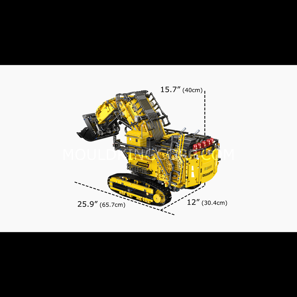 17070 Liebherr R 9800 Mining Excavator Building Sets | 4,767 PCS - Image 6 of 12 | TheBrickTube