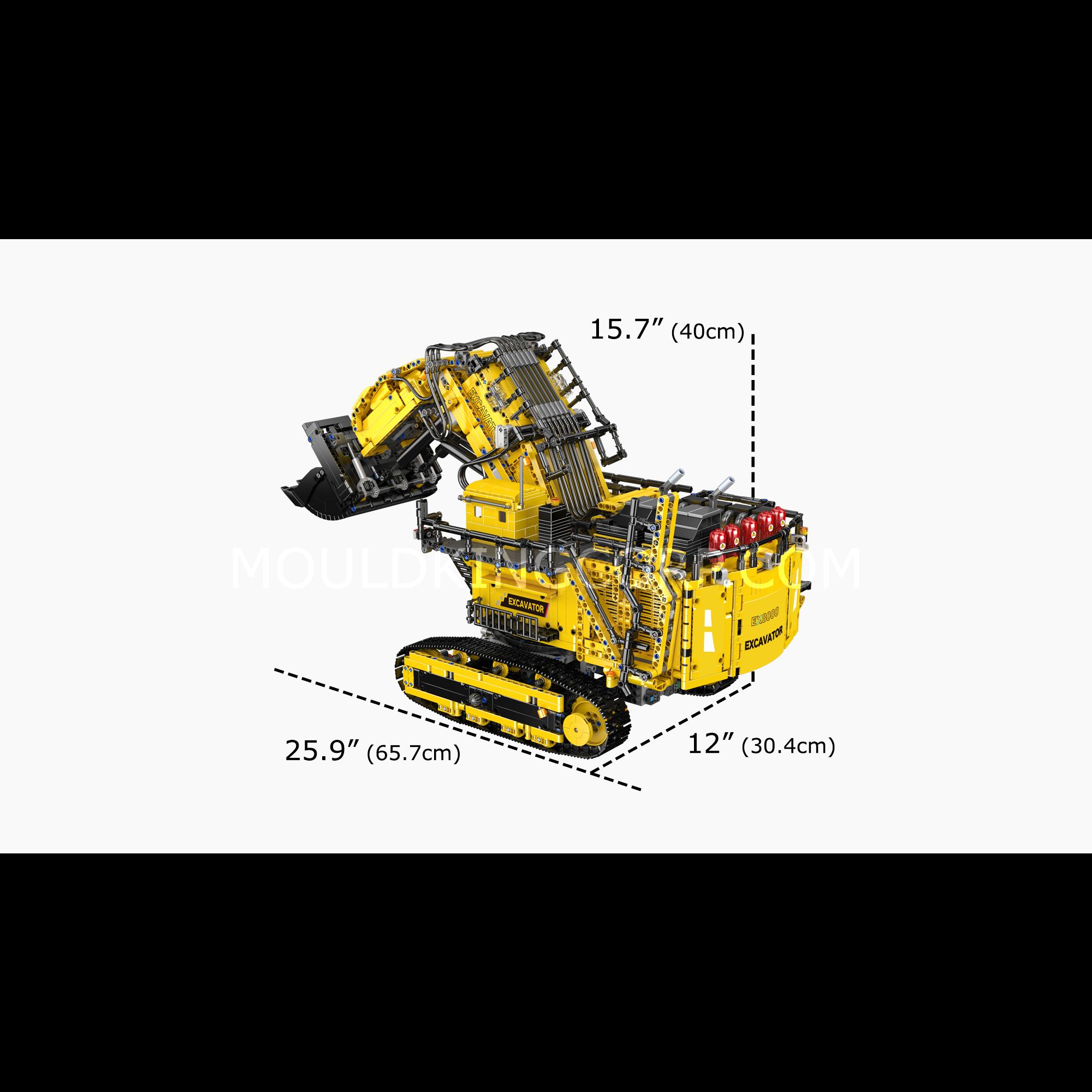 17070 Liebherr R 9800 Mining Excavator Building Sets | 4,767 PCS - Image 6 of 12 | TheBrickTube