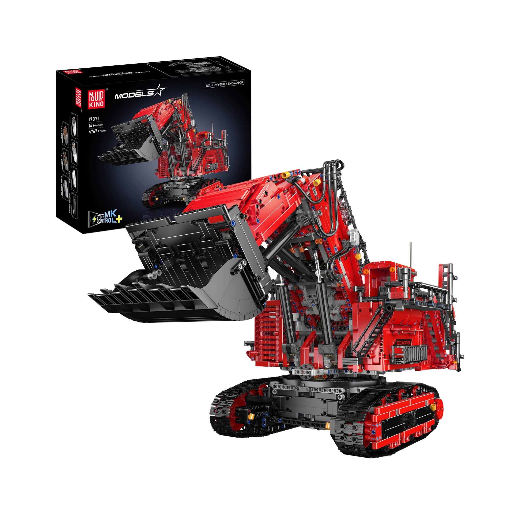 17070 Liebherr R 9800 Mining Excavator Building Sets | 4,767 PCS - Image 7 of 12 | TheBrickTube