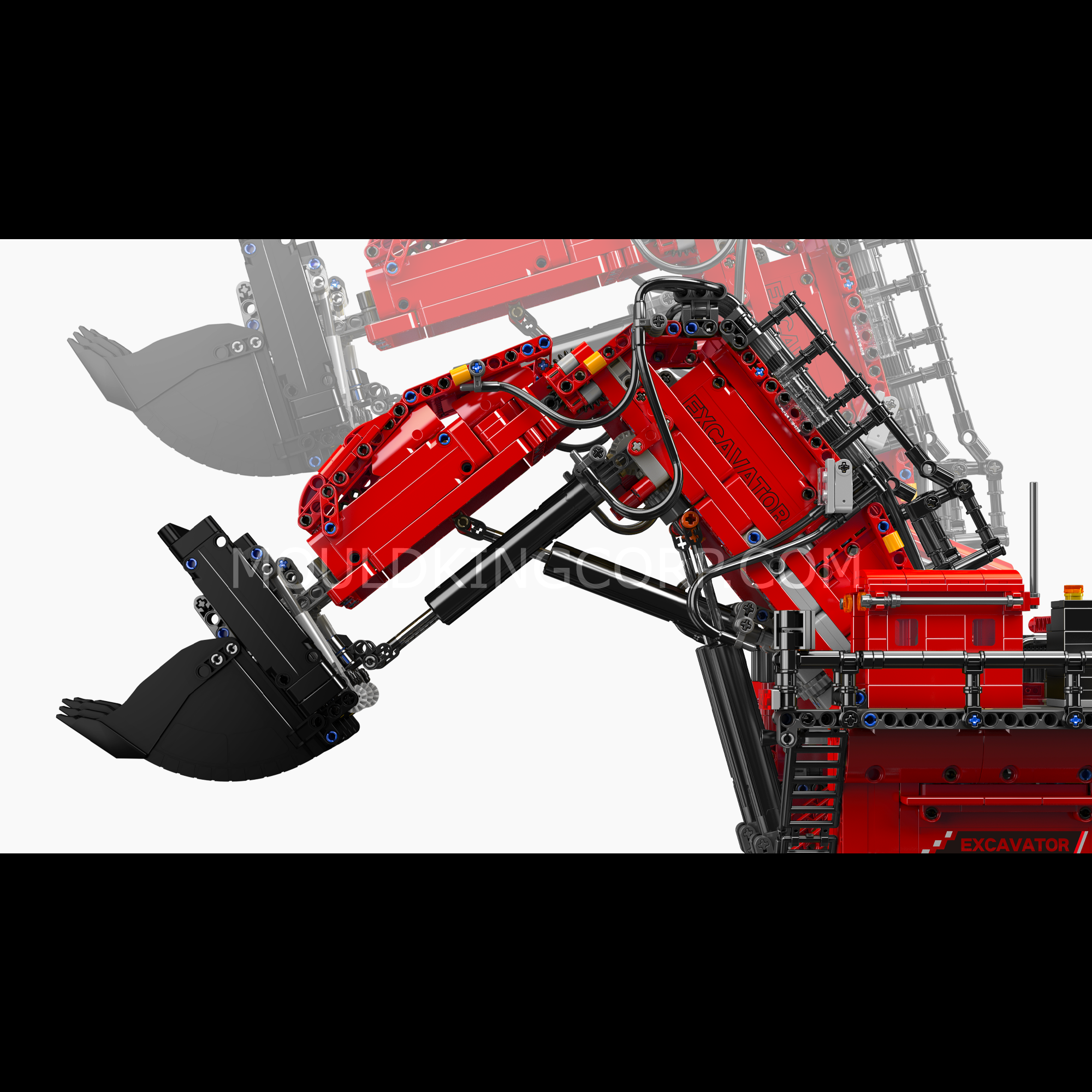 17070 Liebherr R 9800 Mining Excavator Building Sets | 4,767 PCS - Image 8 of 12 | TheBrickTube