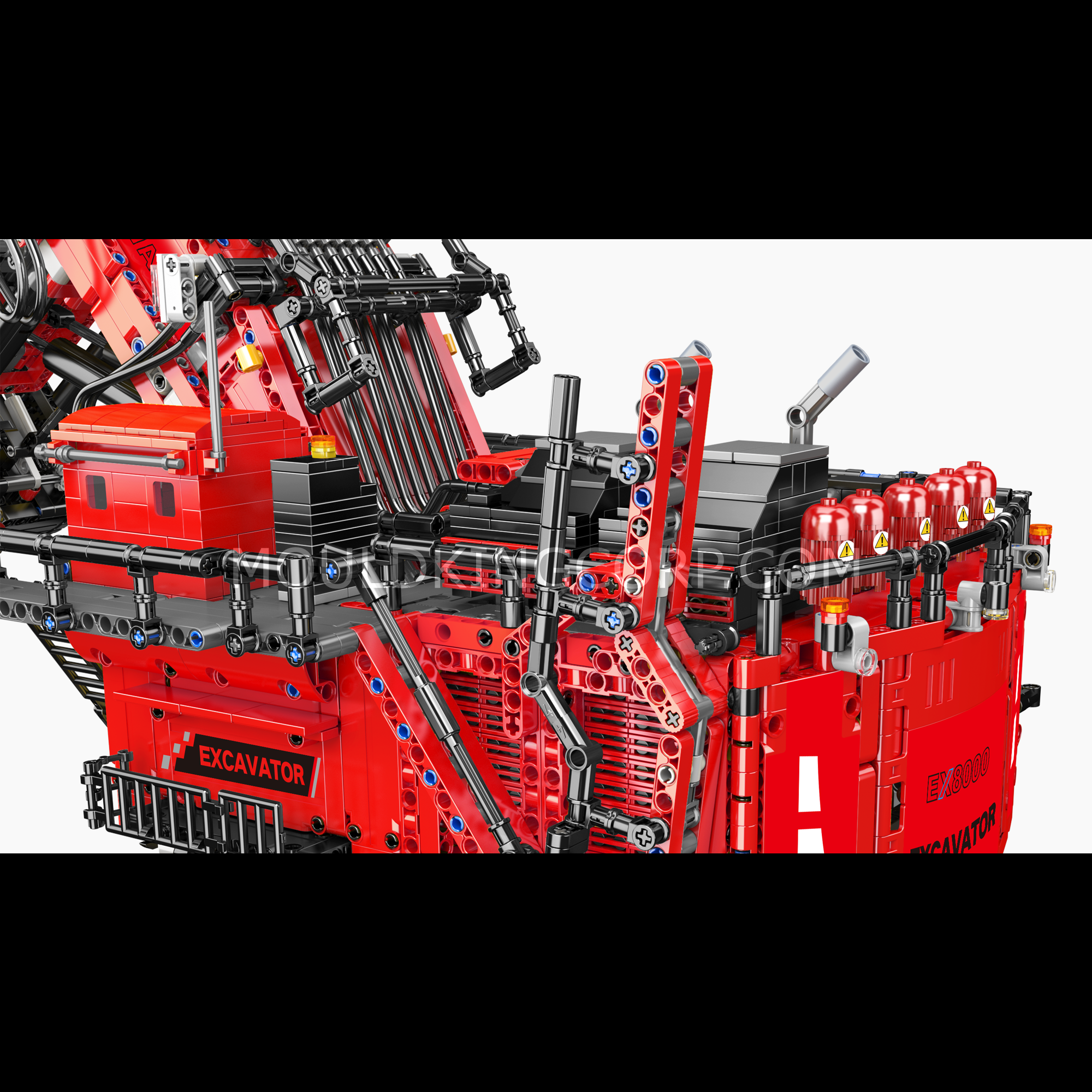 17070 Liebherr R 9800 Mining Excavator Building Sets | 4,767 PCS - Image 9 of 12 | TheBrickTube