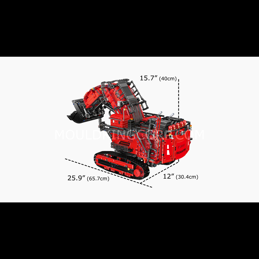 17070 Liebherr R 9800 Mining Excavator Building Sets | 4,767 PCS - Image 12 of 12 | TheBrickTube