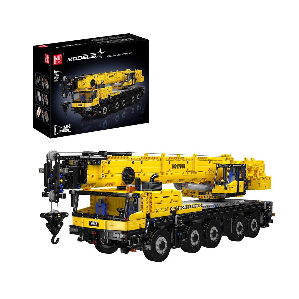 17073/17074 LTM 1110 Mobile Crane Building Set | 3,218 Pcs - Main Image | TheBrickTube