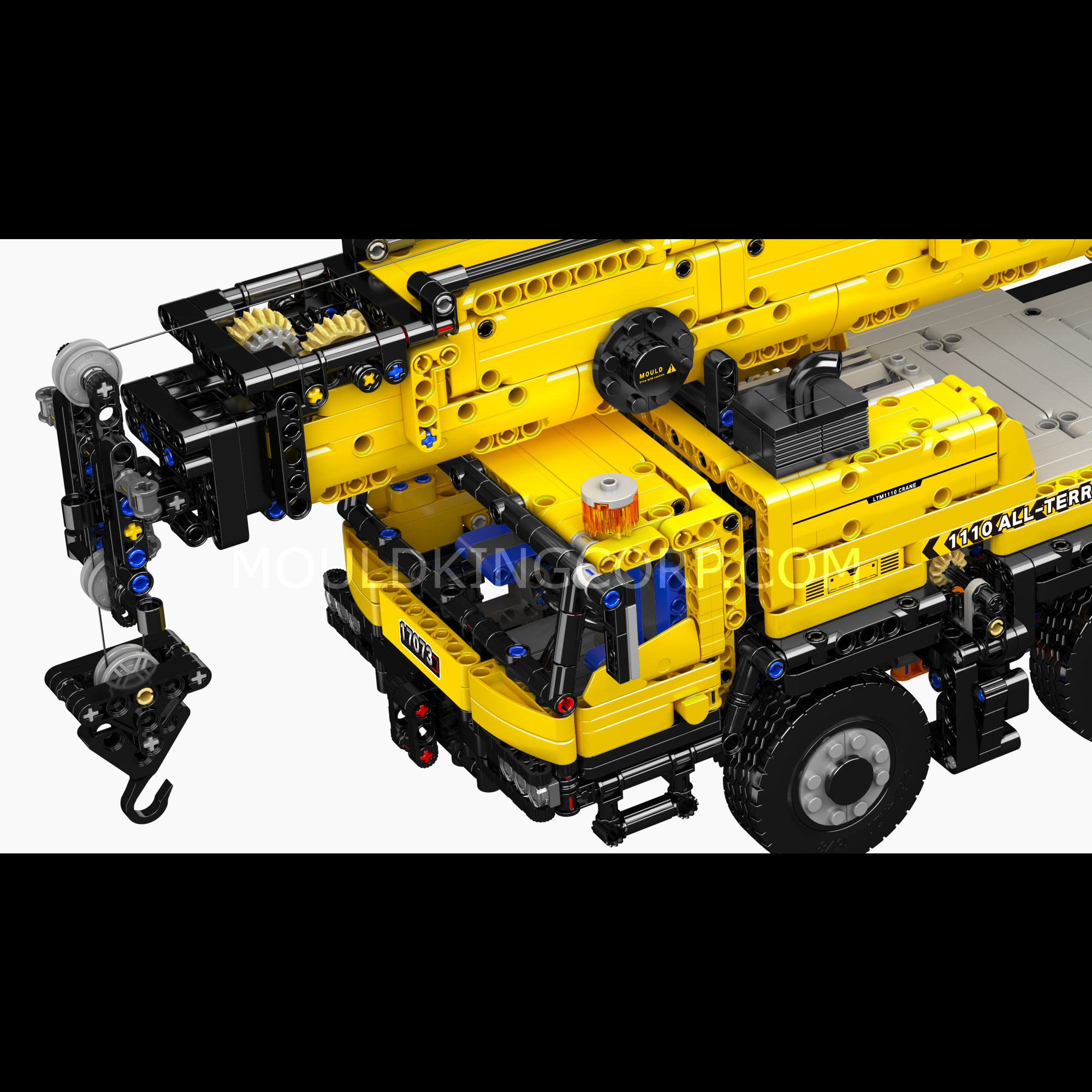 17073/17074 LTM 1110 Mobile Crane Building Set | 3,218 Pcs - Image 2 of 12 | TheBrickTube