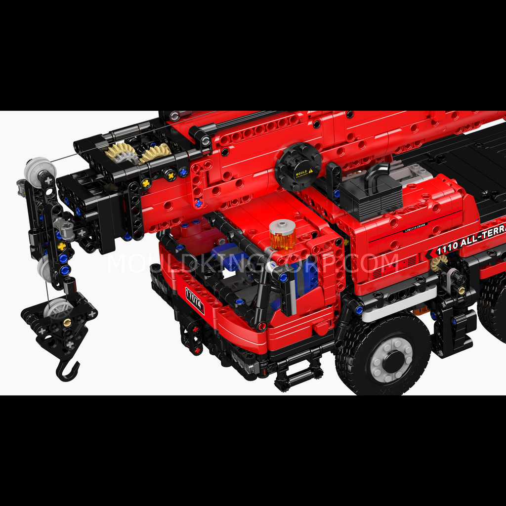 17073/17074 LTM 1110 Mobile Crane Building Set | 3,218 Pcs - Image 8 of 12 | TheBrickTube